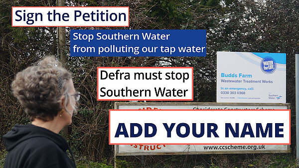 Ask Defra to Stop Southern Water's plans to pollute our tap water