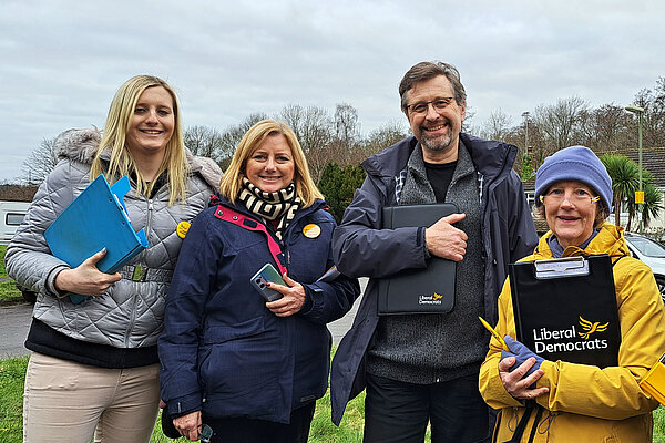 Isabel, Antonia, Paul Tansom & Philippa