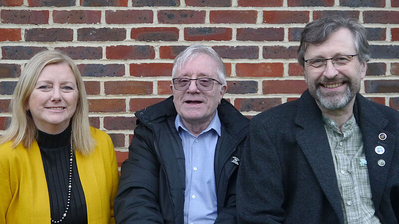 Antonia Harrison, George Kneller and Paul Tansom
